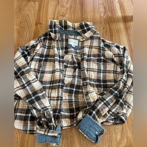 American eagle flannel size XS